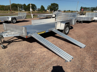 New 2025 Aluma 8114H-SR Utility Trailer