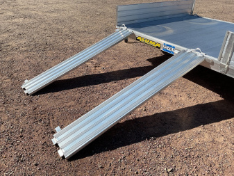 New 2025 Aluma 8114H-SR Utility Trailer