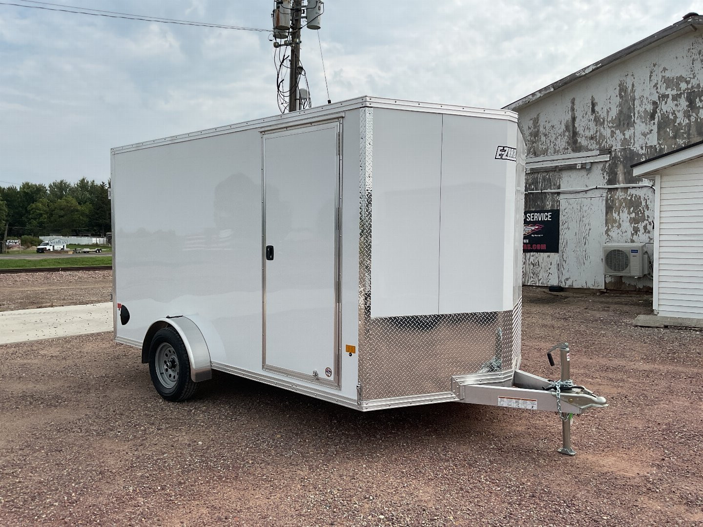 New 2025 ALCOM EZEC7.4X12SA-XLT Cargo / Enclosed Trailer