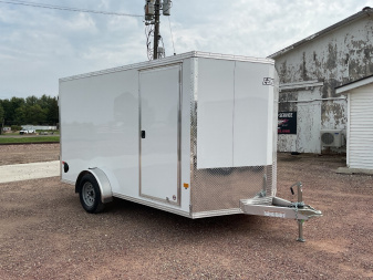 New 2025 ALCOM EZEC7.4X12SA-XLT Cargo / Enclosed Trailer