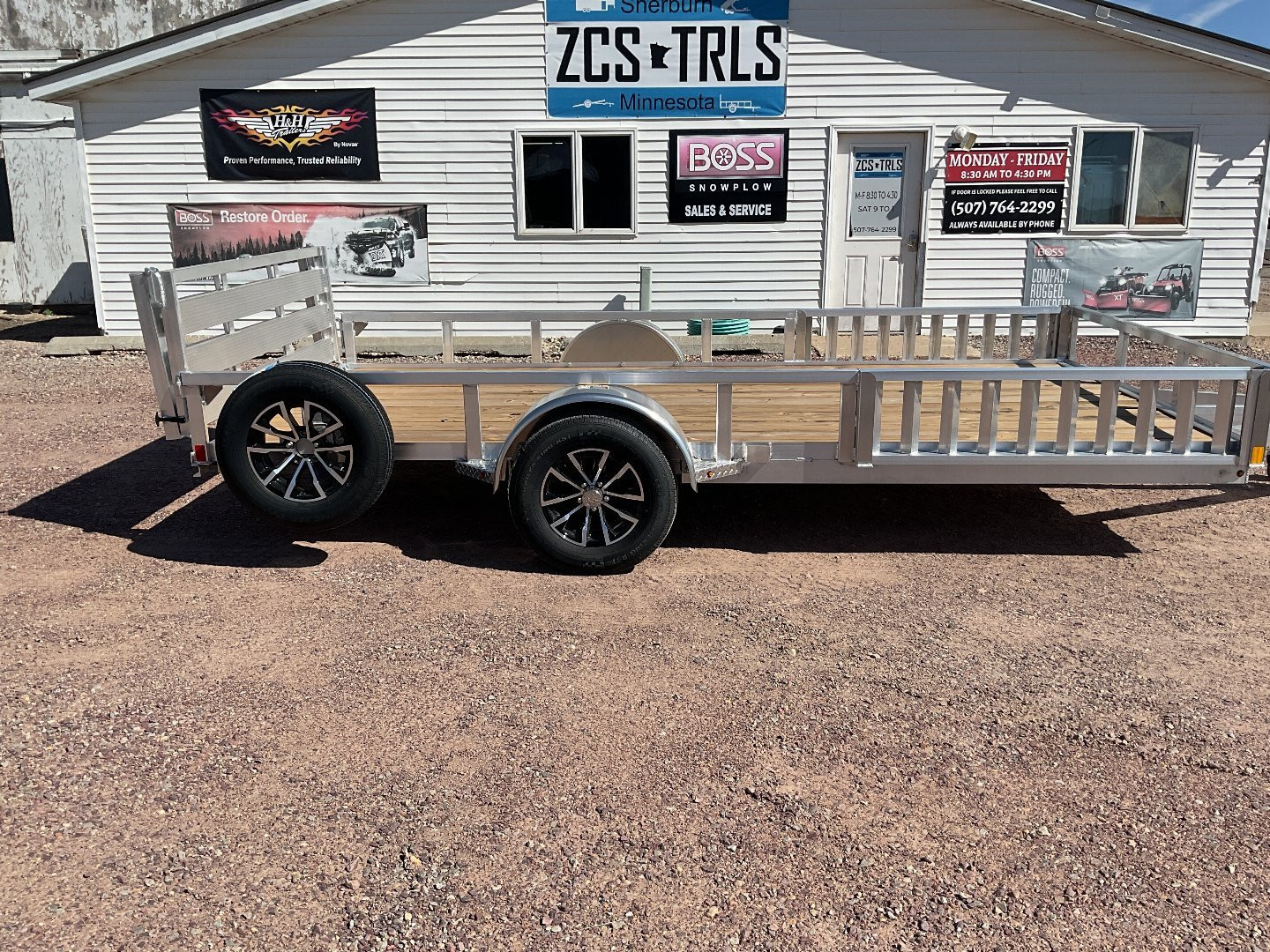 New 2025 H&H Trailers H8214RSAV-030 Utility Trailer