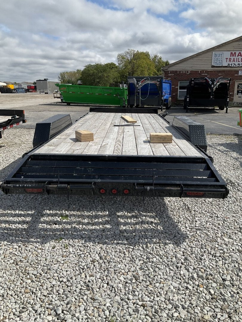 New 2024 LIBERTY LE14K83X18+2C6 Equipment Trailer 83X20 TA (GVW:14000) BLACK