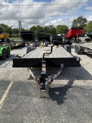 New 2024 LIBERTY LE14K83X18+2C6 Equipment Trailer 83X20 TA (GVW:14000) BLACK