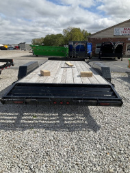 New 2024 LIBERTY LE14K83X18+2C6 Equipment Trailer 83X20 TA (GVW:14000) BLACK