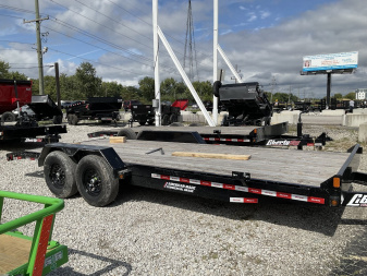 New 2024 LIBERTY LE14K83X18+2C6 Equipment Trailer 83X20 TA (GVW:14000) BLACK