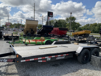 New 2024 LIBERTY LE14K83X18+2C6 Equipment Trailer 83X20 TA (GVW:14000) BLACK