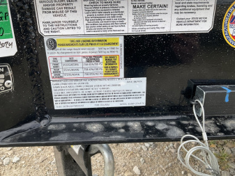 New 2025 HORIZON TRAILERS EHZBP-22MR 7K Equipment Trailer 102X22 TA 26" HEIGHT (GVW:15622) BLACK