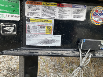 New 2025 HORIZON TRAILERS EHZBP-20MR 7K Equipment Trailer 83X20 TA 26"HEIGHT (GVW:15260) BLACK