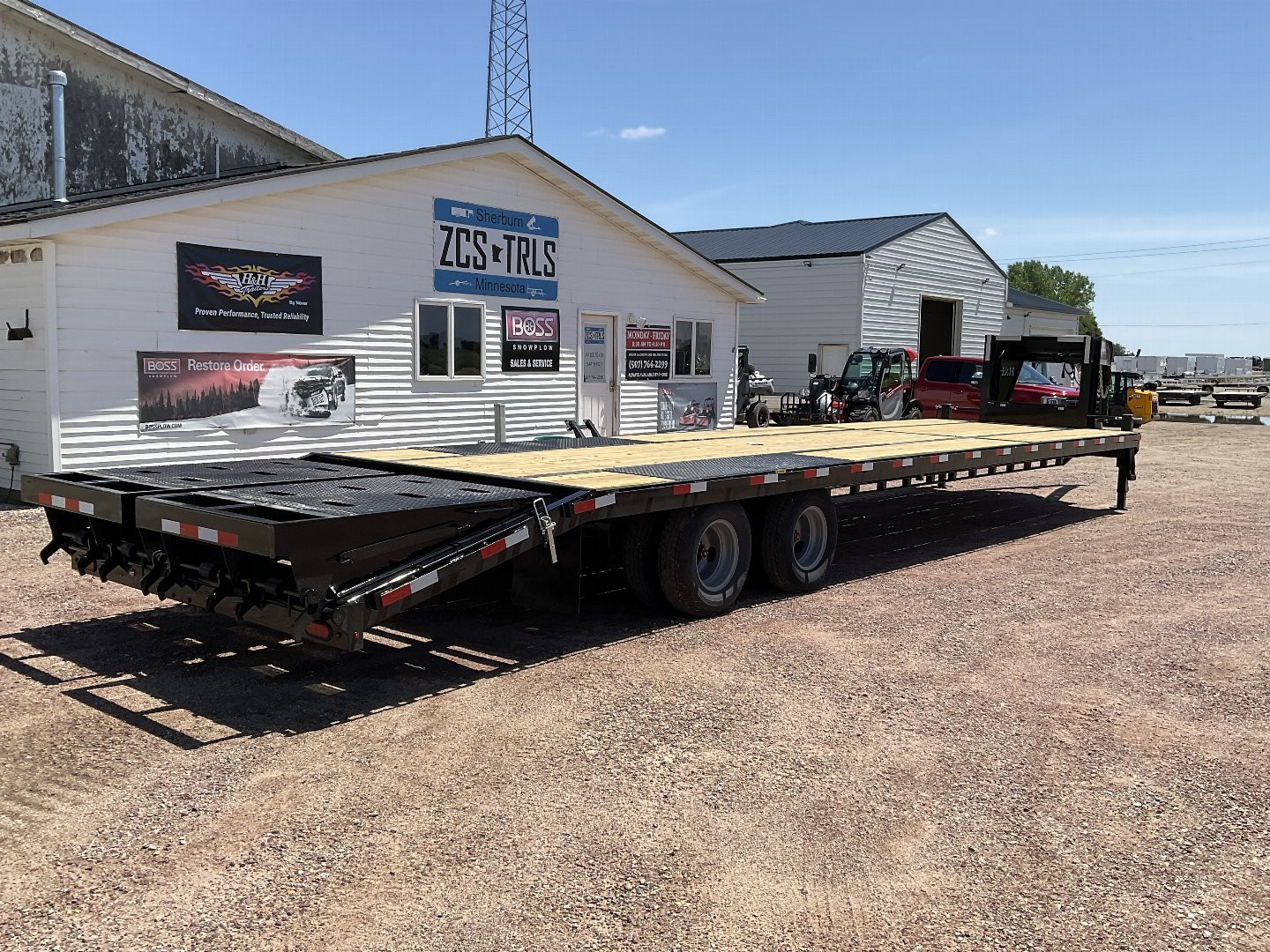 New 2024 H&H Trailers H30+5SDBCL-GN-259 Equipment Trailer