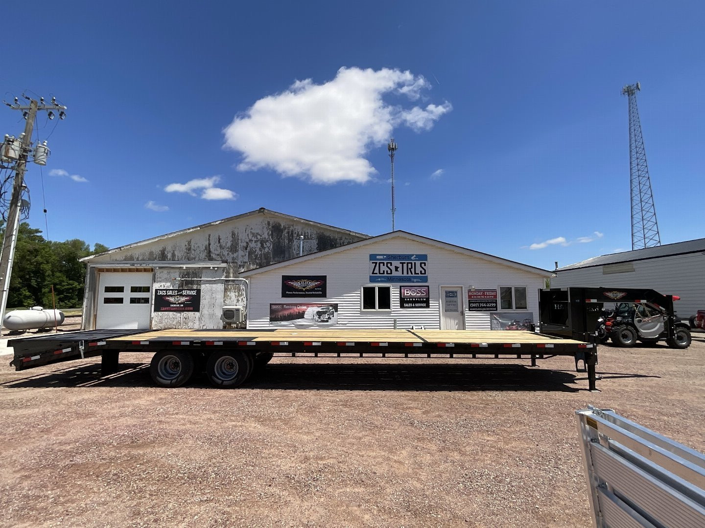 New 2024 H&H Trailers H30+5SDBCL-GN-259 Equipment Trailer