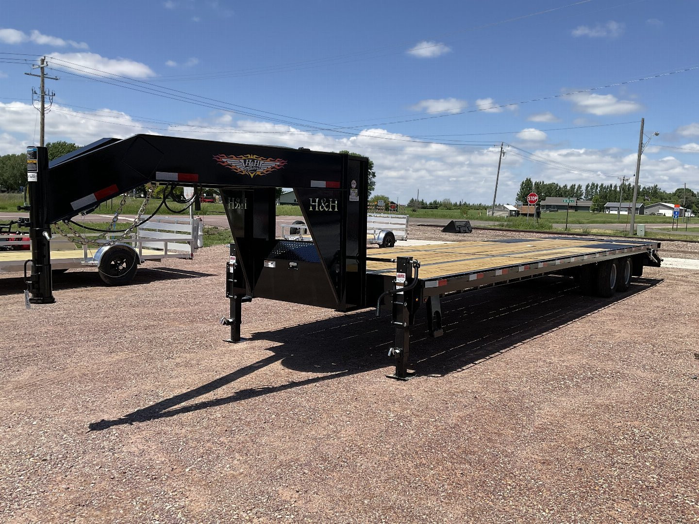 New 2024 H&H Trailers H30+5SDBCL-GN-259 Equipment Trailer