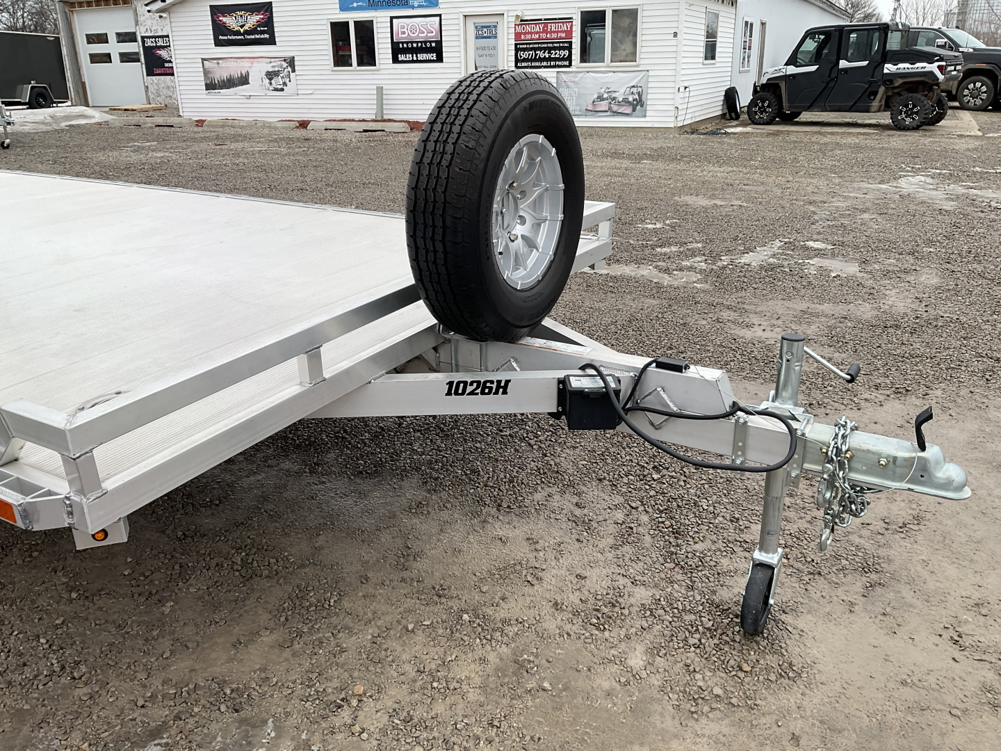 New 2025 Aluma 1026H-BT Landscape Trailer