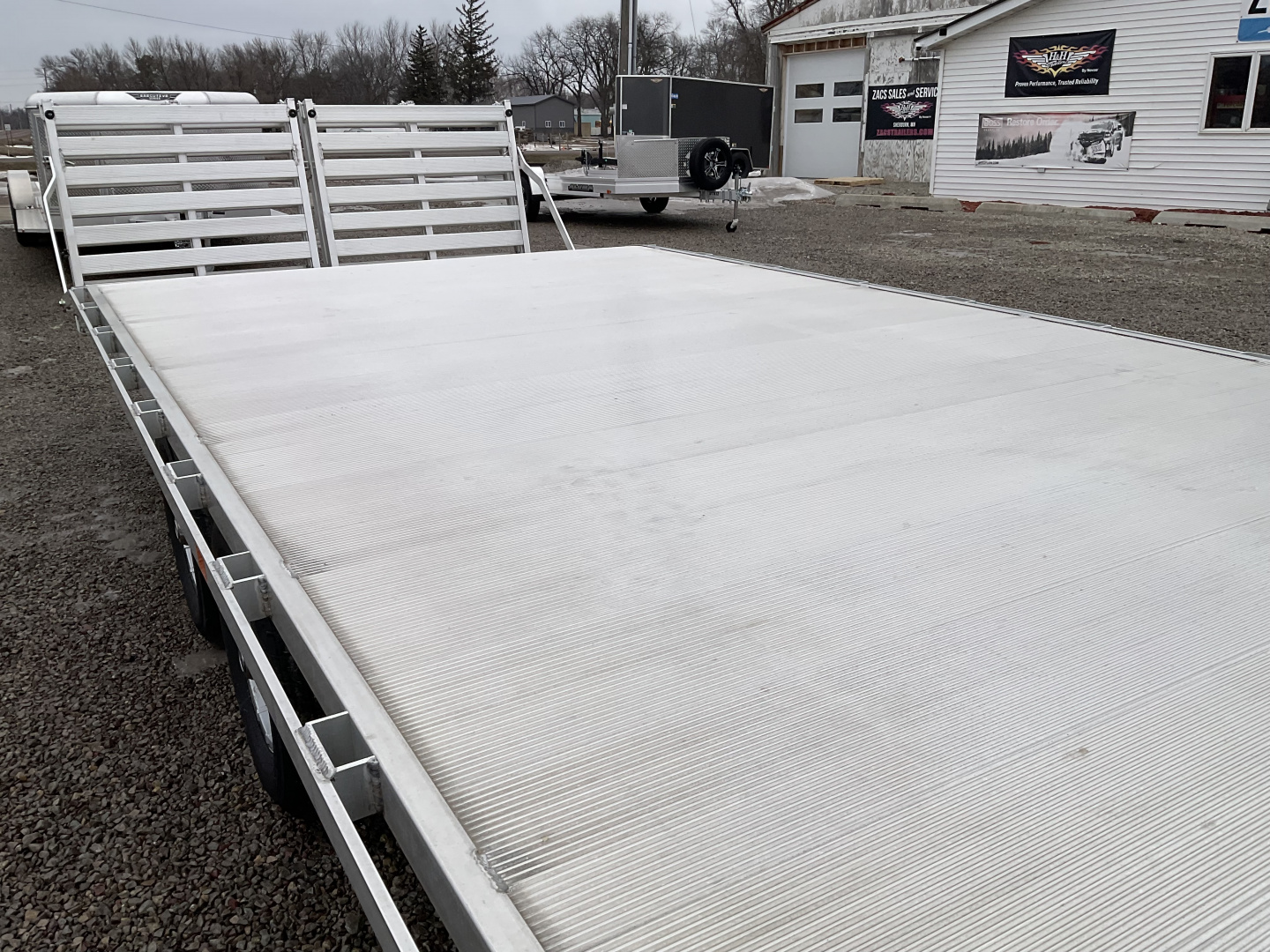 New 2025 Aluma 1026H-BT Landscape Trailer