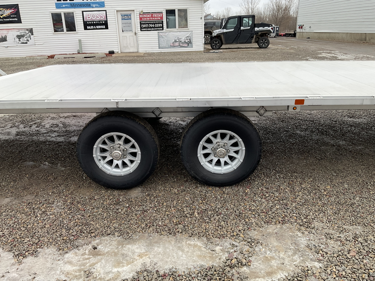 New 2025 Aluma 1026H-BT Landscape Trailer