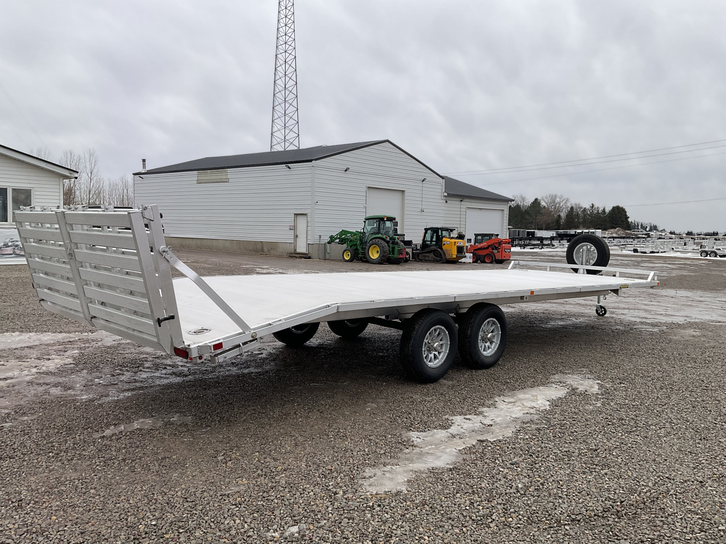 New 2025 Aluma 1026H-BT Landscape Trailer