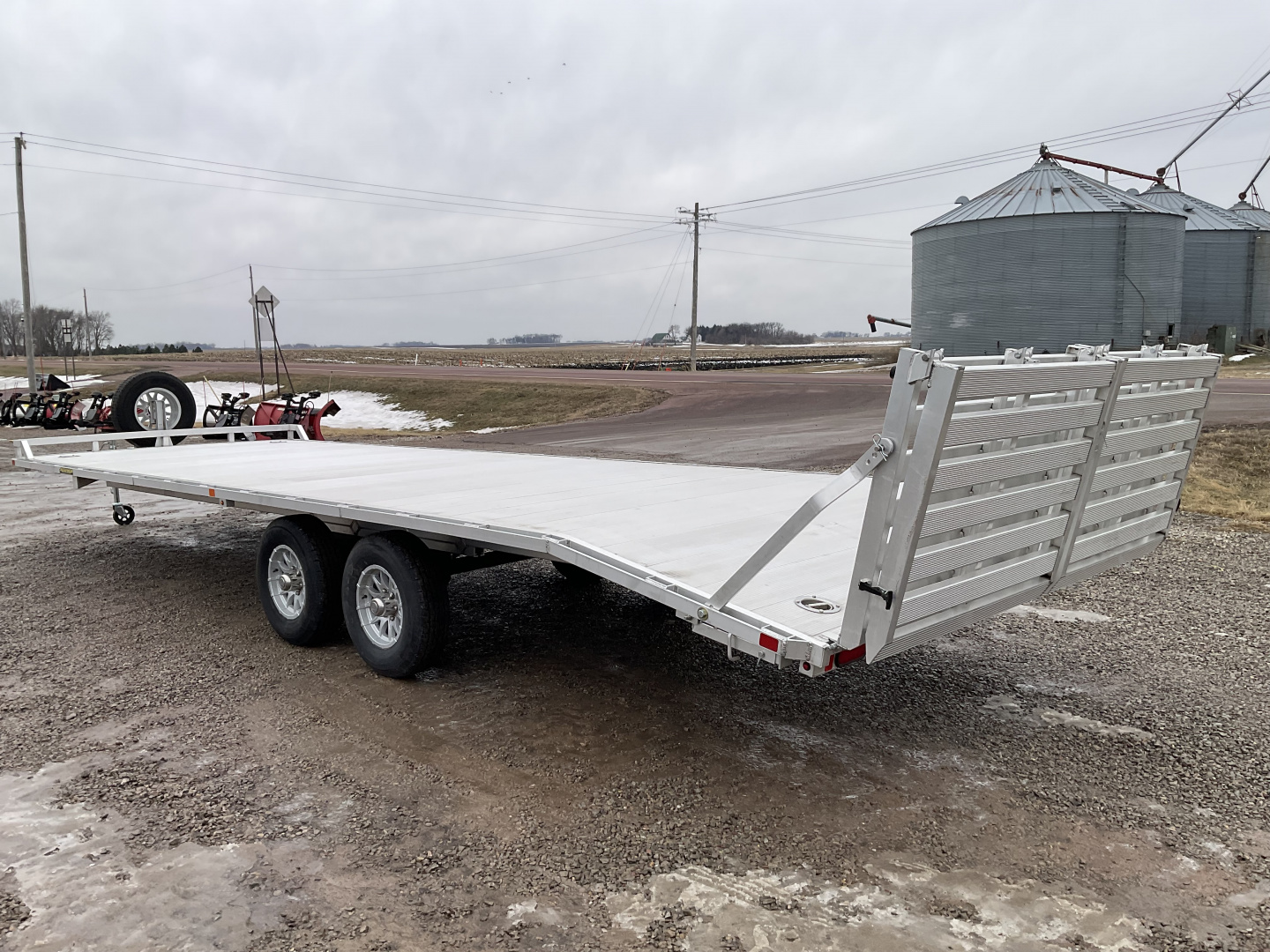 New 2025 Aluma 1026H-BT Landscape Trailer