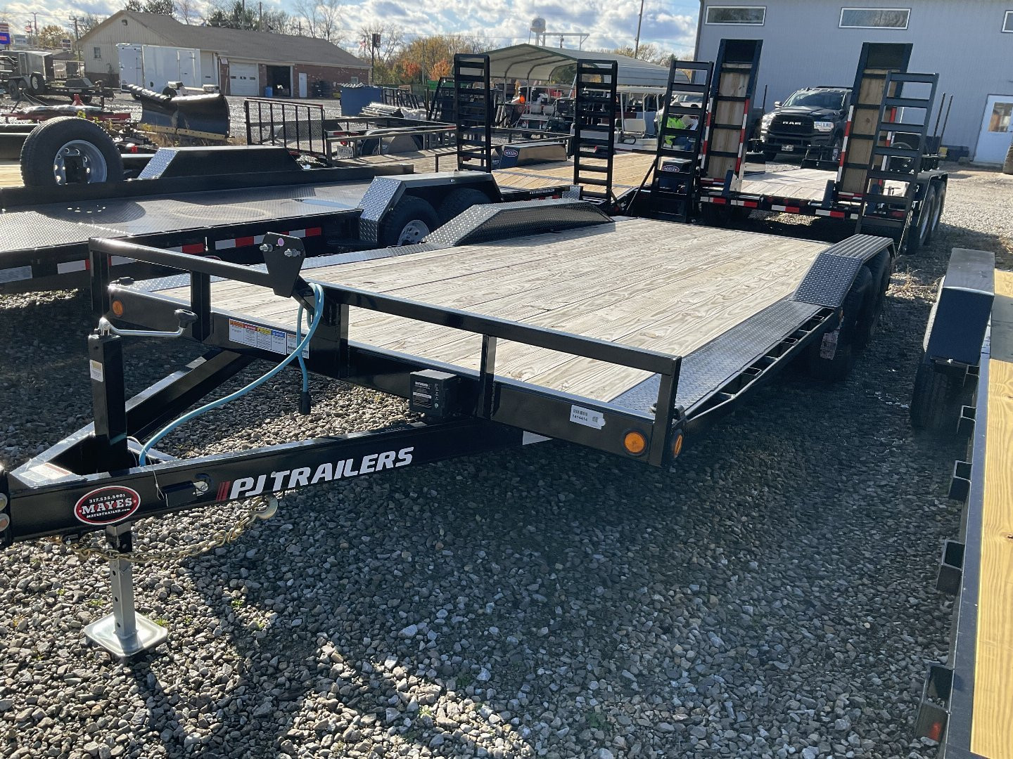 New 2025 PJ Trailers B5202 Car Hauler 102X20 TA BUGGY HAULER DOVETAIL (GVW:9899) BLACK