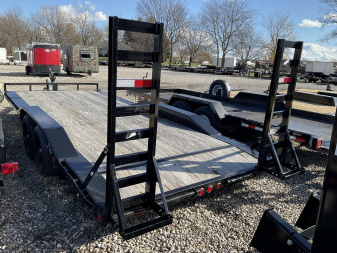 New 2025 PJ Trailers B5202 Car Hauler 102X20 TA BUGGY HAULER DOVETAIL (GVW:9899) BLACK