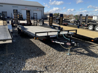 New 2025 PJ Trailers B5202 Car Hauler 102X20 TA BUGGY HAULER DOVETAIL (GVW:9899) BLACK