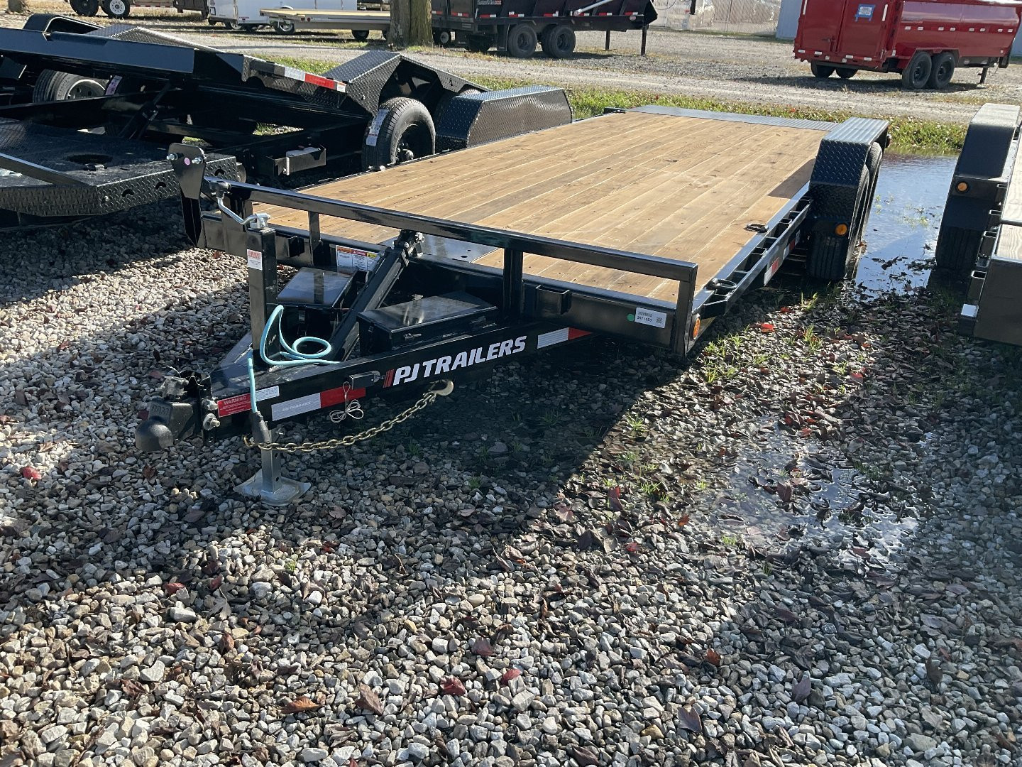 New 2025 PJ Trailers TH202 Tilt Trailer 83X20 TA QUICK TILT (GVW:9899) BLACK