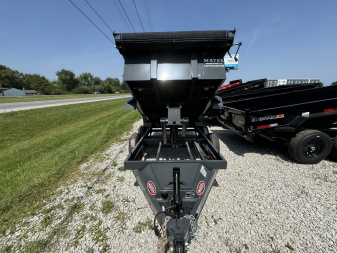 Used 2024 RAWMAXX SDX10BP7K Dump Trailer 60x10 TA (GVW 7000) SHADOW GREY