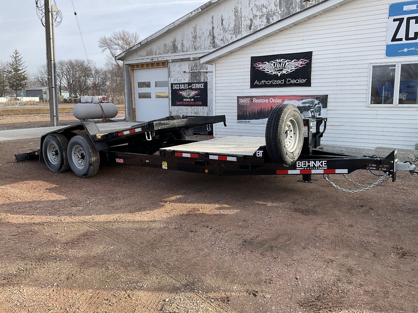 New 2024 Behnke TBCT2214ET Tilt Trailer