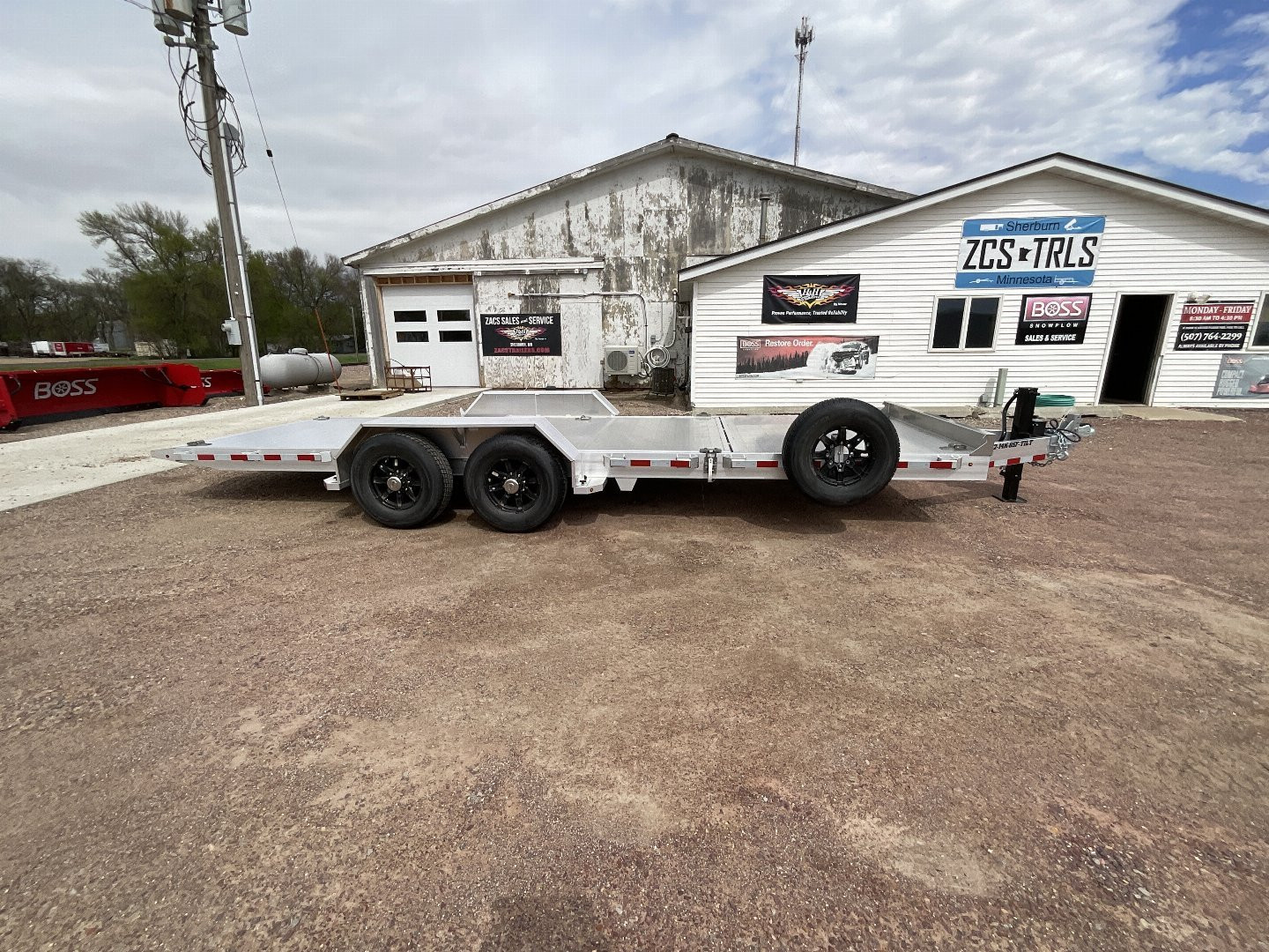 New 2024 Aluma 8222-14K-6SF-TILT Tilt Trailer