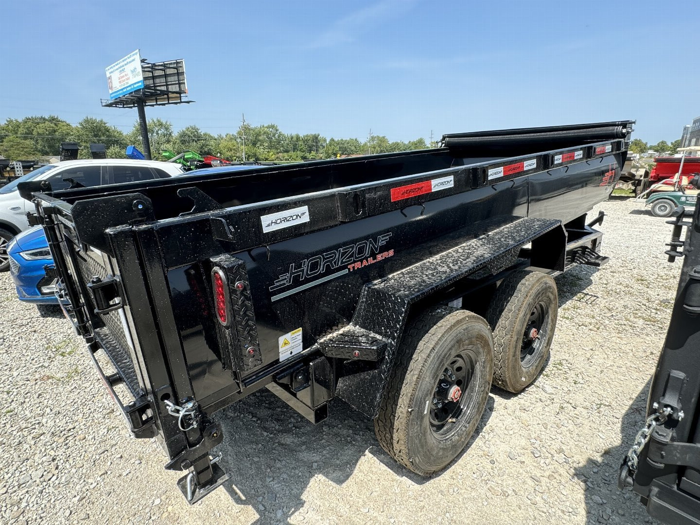 New 2025 HORIZON TRAILERS HZ7BP-2X16 Dump Trailer 83X16 (GVW:17440 ...