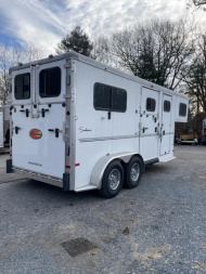 New 2025 SUNDOWNER TRAILERS 2H DR W Side Unload Ramp Horse Trailer