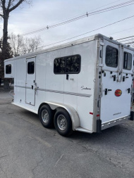 New 2025 SUNDOWNER TRAILERS 2H DR W Side Unload Ramp Horse Trailer