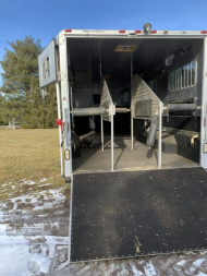 Used 2002 Featherlite 6H Custom Horse Trailer