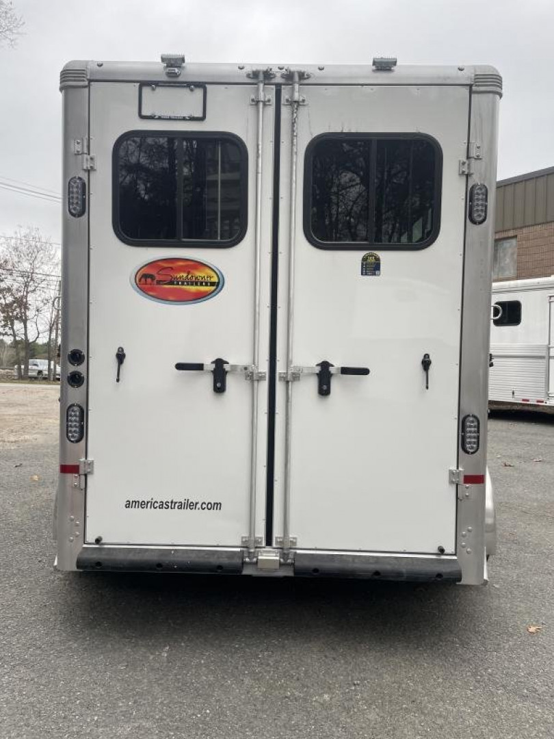New 2024 Sundowner Trailers 3h Sportman GN Slant Stock / Stock Combo Trailer