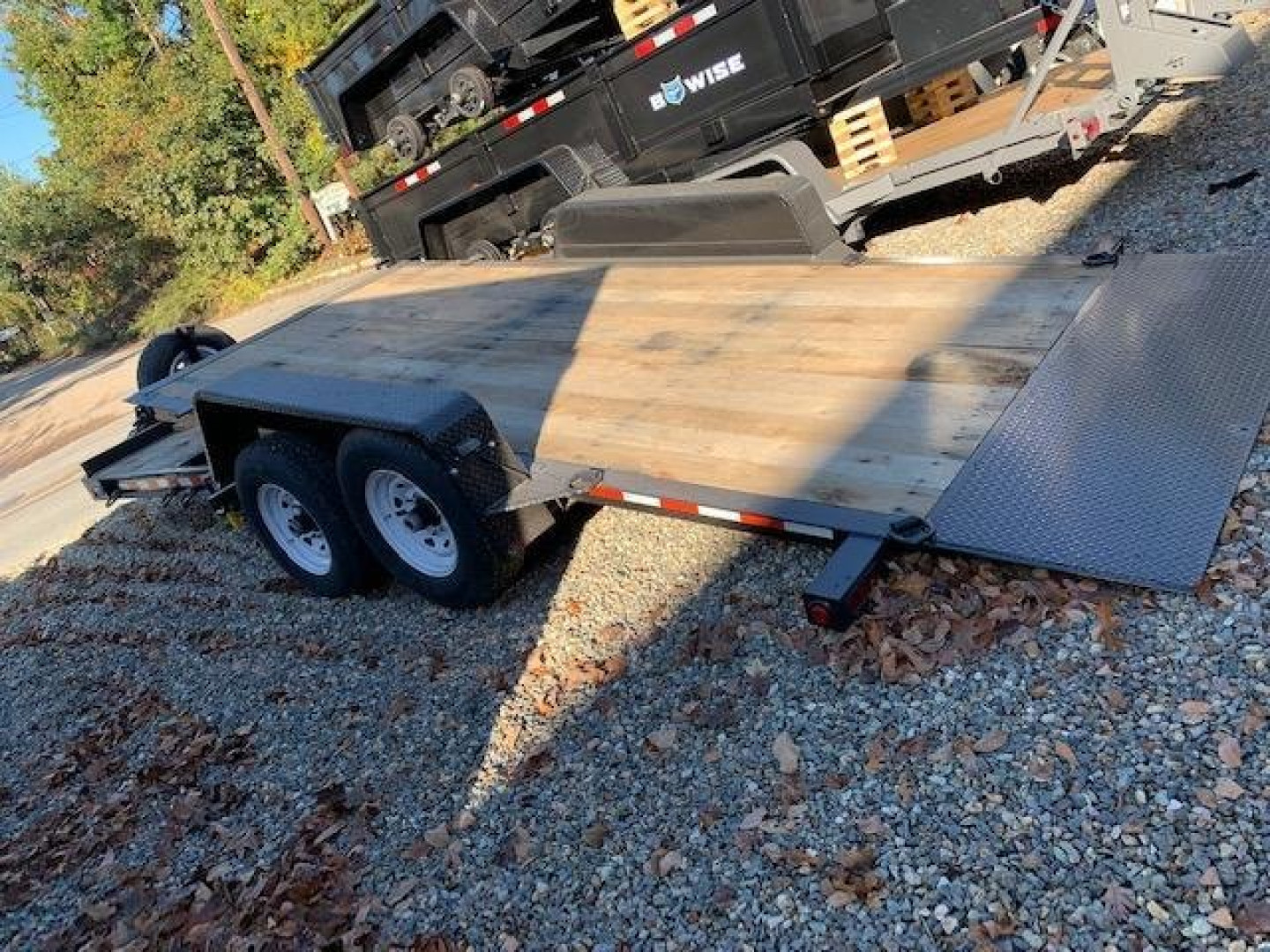 New 2025 Cross Country Manufacturing 7 x 20 Flatbed Tilt Trailer