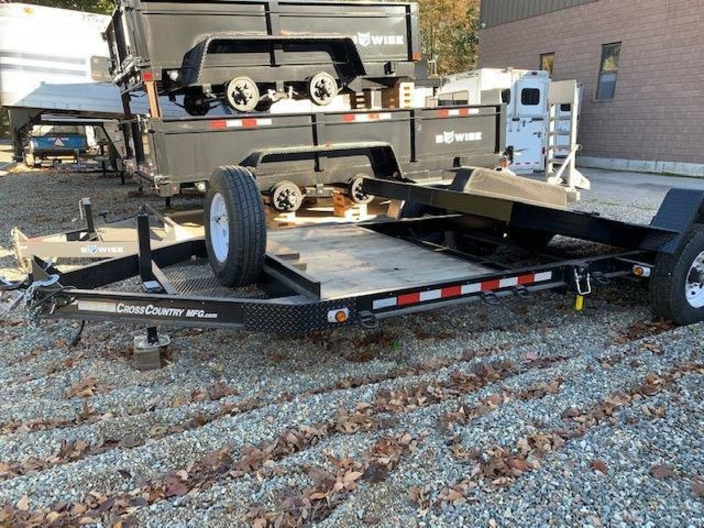 New 2025 Cross Country Manufacturing 7 x 20 Flatbed Tilt Trailer