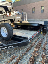 New 2025 Cross Country Manufacturing 7 x 20 Flatbed Tilt Trailer