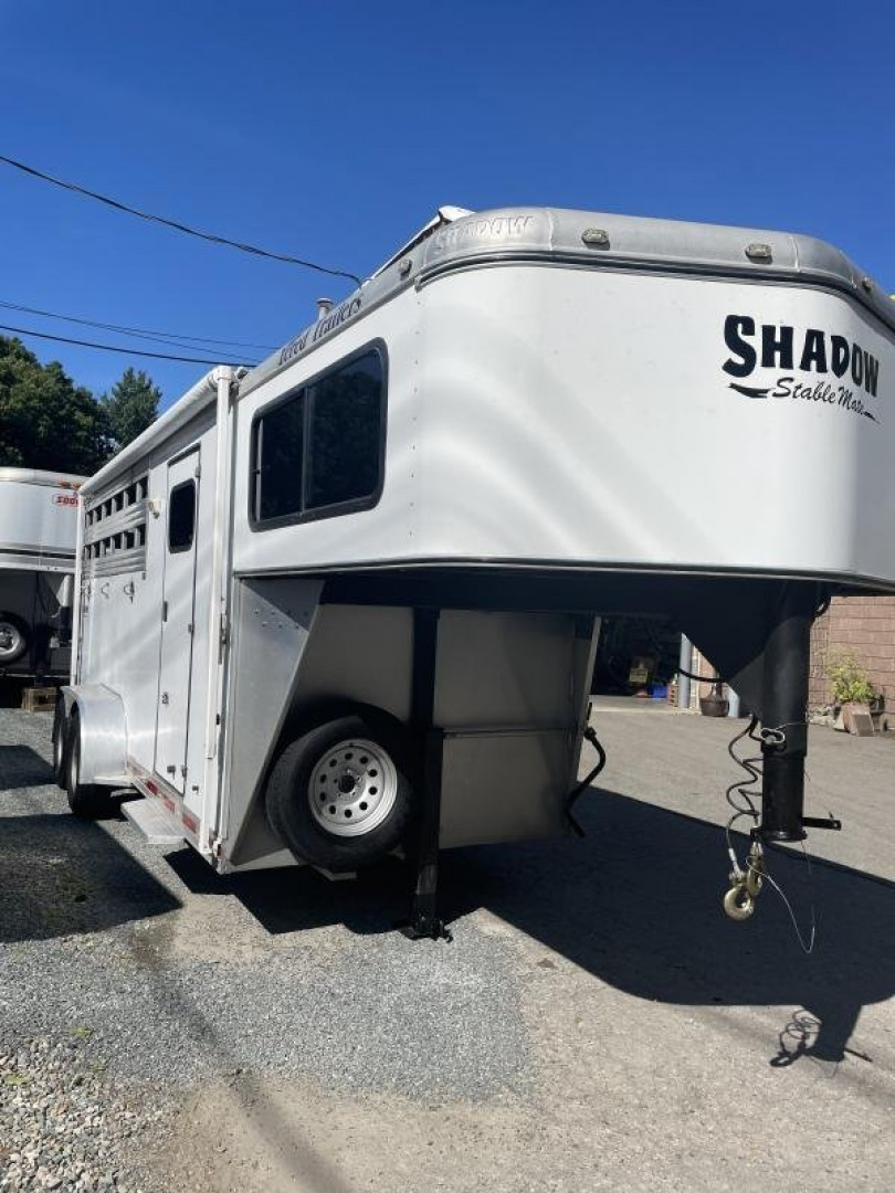 Used 2010 Shadow Trailers Stablemate Series GOOSENECK 3H Slant Stock Combo Horse Trailer