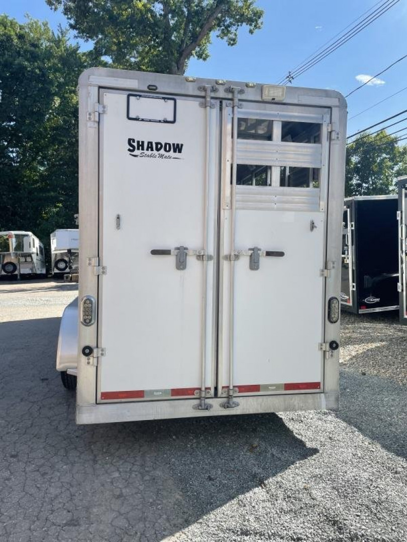 Used 2010 Shadow Trailers Stablemate Series GOOSENECK 3H Slant Stock Combo Horse Trailer