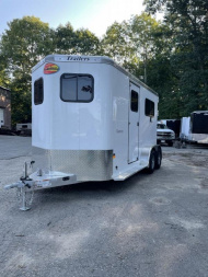 New 2024 Sundowner Trailers Charter 2H BP w DR Horse Trailer
