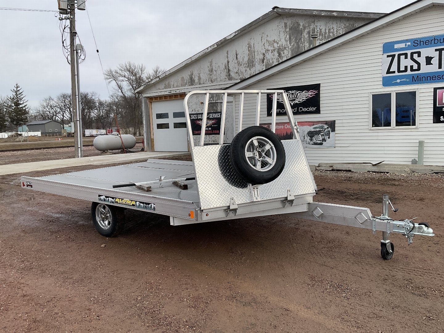 New 2024 Aluma 8612 Utility Trailer