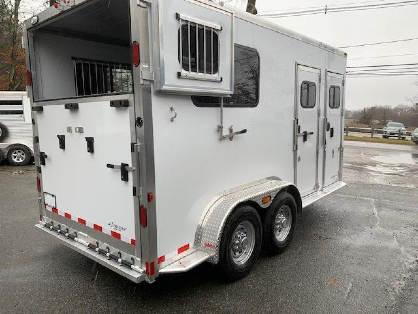 New 2023 Jamco Trailers Premier 2H BP DR Horse Trailer