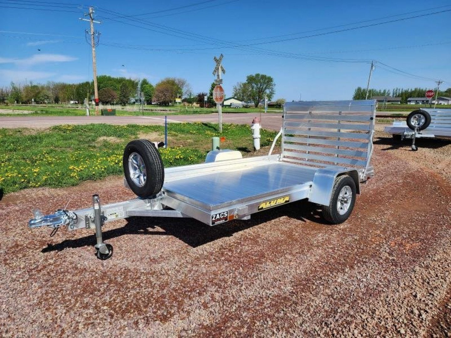 New 2024 Aluma 6810-STG Utility Trailer