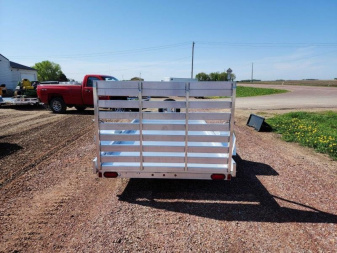 New 2024 Aluma 6810-STG Utility Trailer