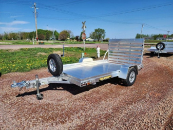 New 2024 Aluma 6810-STG Utility Trailer