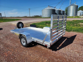 New 2024 Aluma 6810-STG Utility Trailer