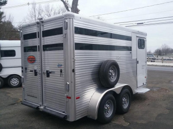 New 2024  Sundowner Trailers Stockman  2h &  3H Slant Combo BP Horse Trailer