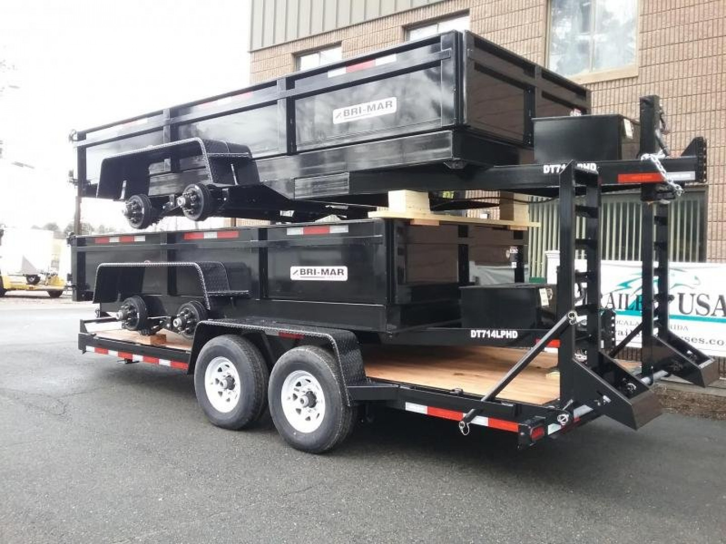 New 2023  BWISE DT716 LPHD Dump Trailer