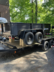 New 2022 Bri-Mar DT714LPHD-14 DUMP Dump Trailer