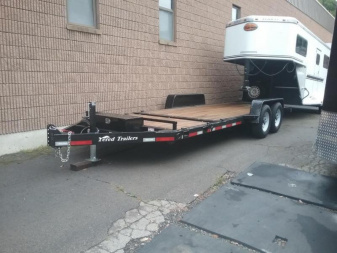New 2023 BWISE Ht18-12Tilt Equipment Trailer