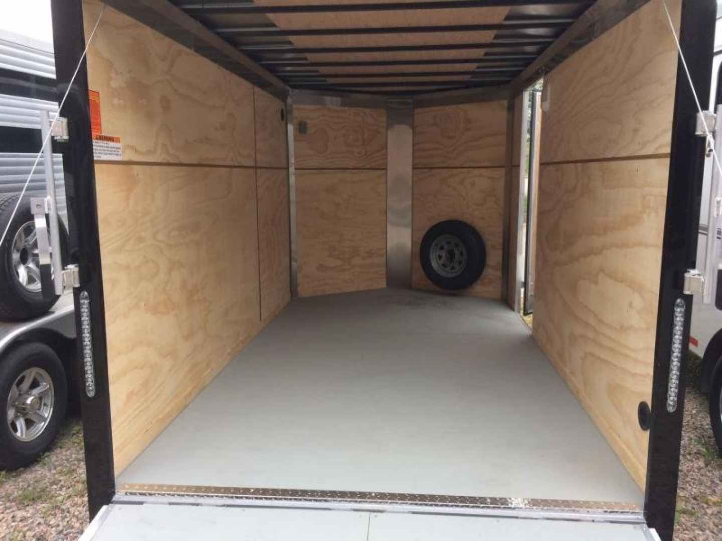 New iTi Cargo Trailers Enclosed Bike Trailer 7x12 Motorcycle Trailer