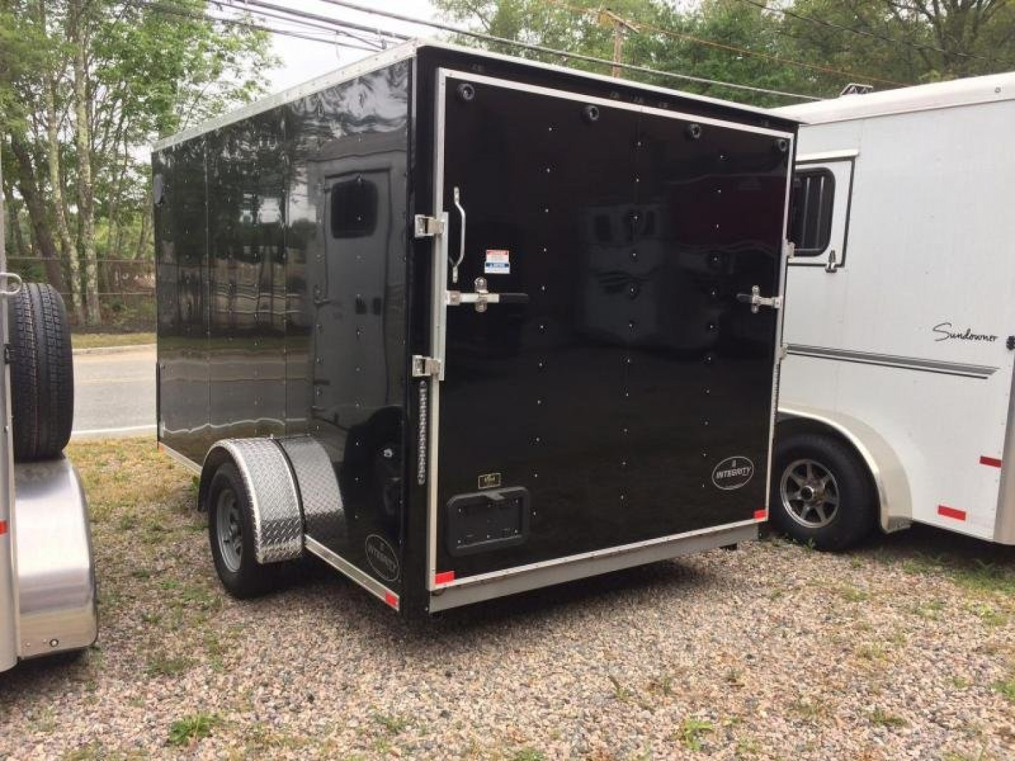 New iTi Cargo Trailers Enclosed Bike Trailer 7x12 Motorcycle Trailer
